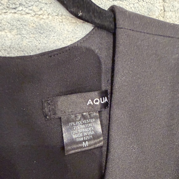 Aqua Black Sleeveless fit and flare Dress - Picture 4 of 4